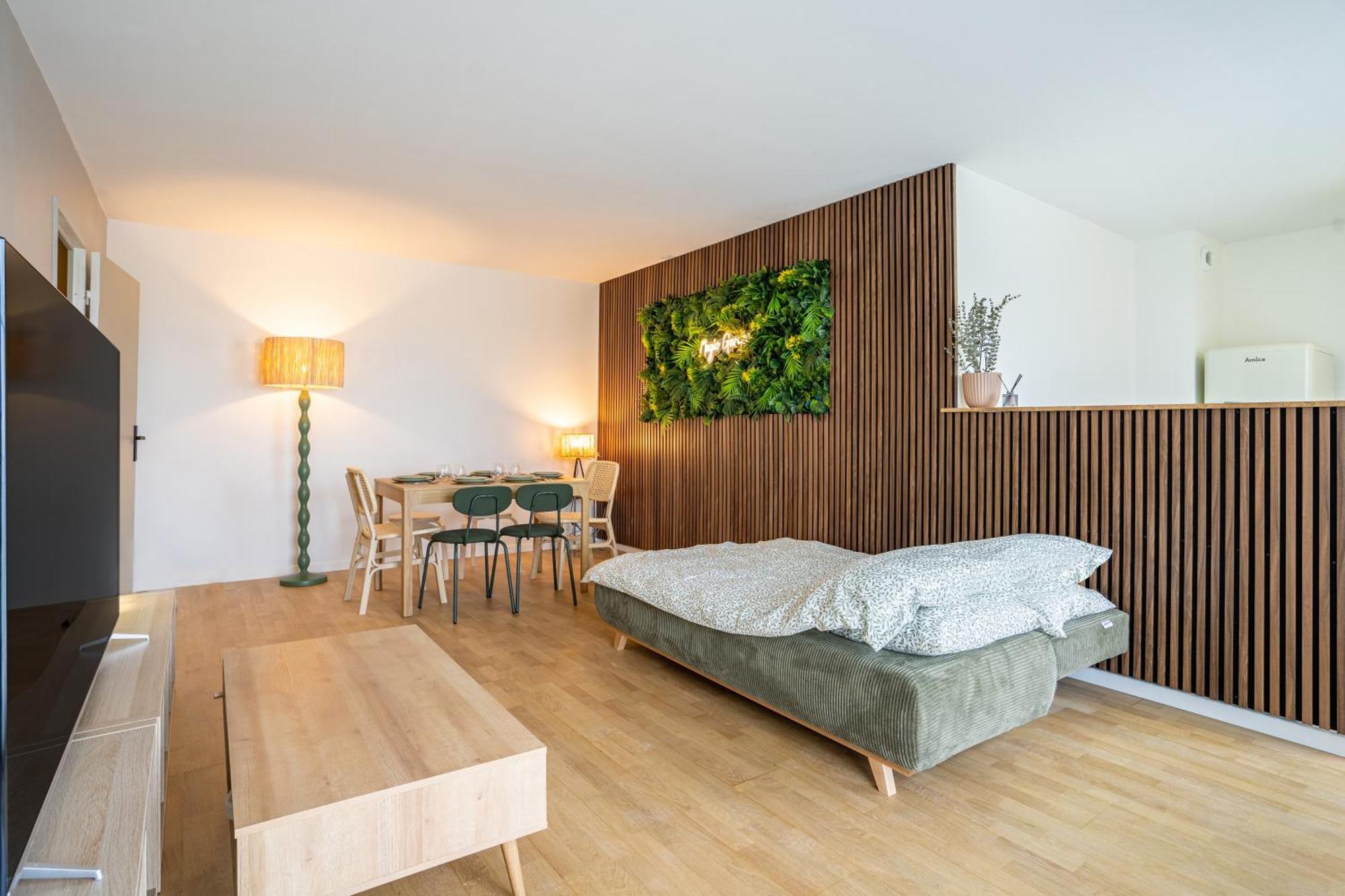 Magic Garden 6 Personnes Parking Prive A 20M Du Rer Serris Exterior foto